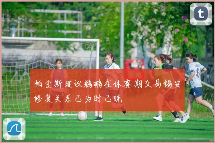 帕金斯建议鹈鹕在休赛期交易锡安修复关系已为时已晚